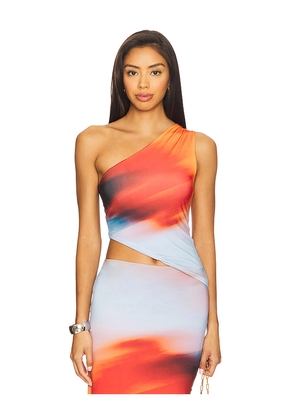 Feners Besos Top in Orange. Size M. Also in L, S, XL, XS.