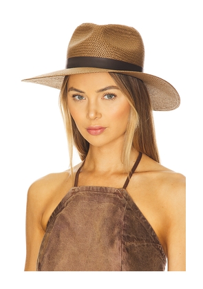 Janessa Leone Zoe Hat in Brown. Size L. Also in M, S.