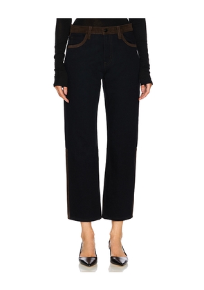 FRAME The Equestrian Straight Jeans in Black. Size 29. Also in 30.