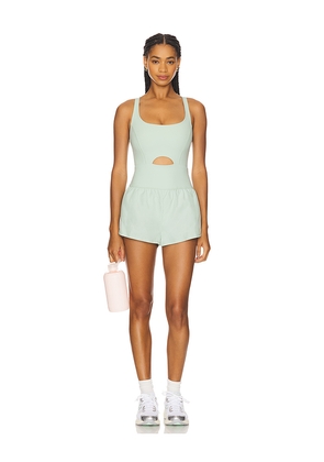 Free People x FP Movement Righteous Runsie in Mint. Size M. Also in L.