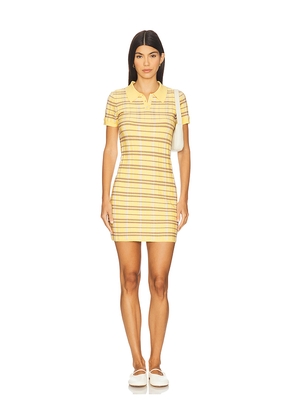 Guest In Residence Plaid Polo Dress in Yellow. Size M. Also in L, S, XL.