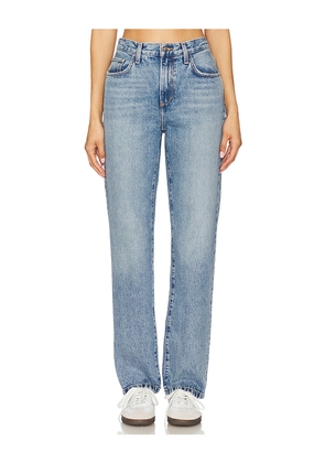 Favorite Daughter The Mikaela Low Slung Long Slim Straight Jeans in Blue. Size 26. Also in 27, 28, 29, 30, 32.