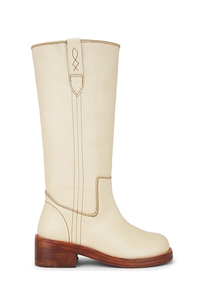 Free People Blaze Pull On Boot in Ivory. Size 6. Also in 6.5, 7.5, 8.5, 9, 10.