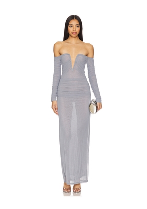 House of Harlow 1960 x REVOLVE Odella Maxi Dress in Slate. Size M. Also in L, XL.