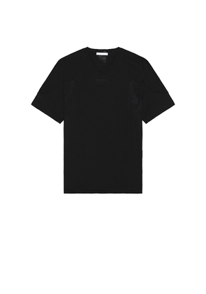 Helmut Lang Sport Seam Tee in Black. Size M. Also in L, S, XL/1X.