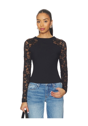 Free People x Intimately FP No Excuses Long Sleeve In Black in Black. Size S. Also in M, XS.