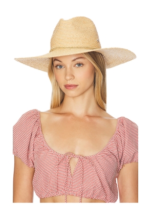 florabella Scottie Fedora Hat in Beige.