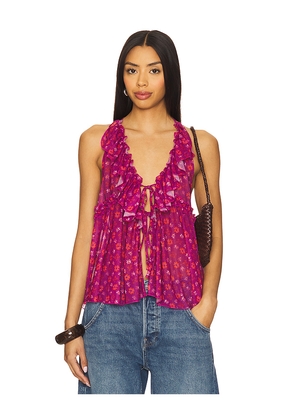 Free People Fearless Knit Tank in Fuchsia. Size M. Also in S.