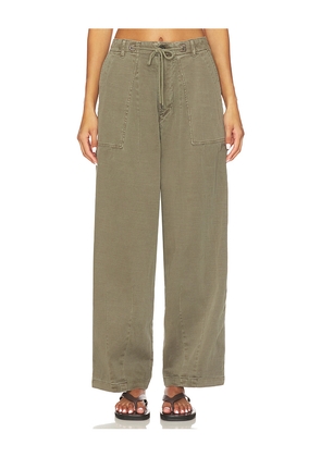 James Perse Oversized Military Pant in Olive. Size 27. Also in 26.