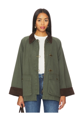 HEARTLOOM Charla Jacket in Army. Size M. Also in S, XS, L, XL.