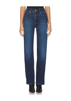 Good American Soft Tech Good True Straight Jeans in Blue. Size 14. Also in 0, 18, 2, 20, 22, 24, 4, 6.