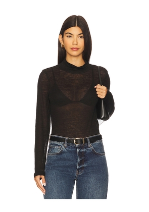 Ivy Oak Feline Top in Black. Size M. Also in S, XL.