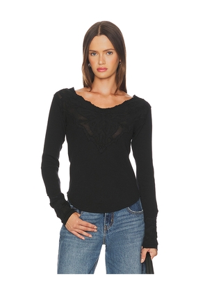 Free People Butterfly Cuff Top in Black. Size S. Also in M, XS.