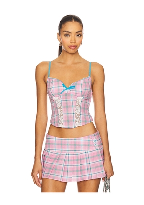 I.AM.GIA Claire Corset in Pink. Size S. Also in XS, M.
