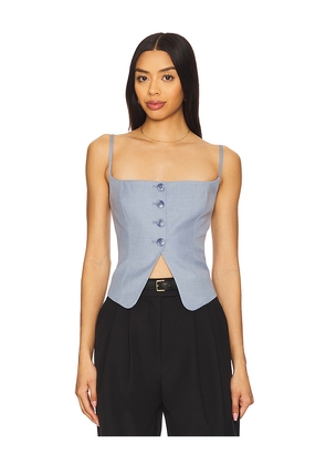 Good American Twill Suiting Camisole in Blue. Size M. Also in L, XXL/2X, XXXL/3X, XXXXL/4X.