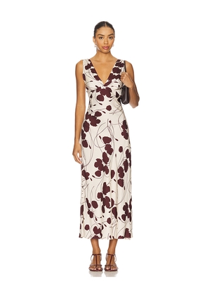 FAITHFULL THE BRAND Signe Maxi Dress in Ivory. Size M. Also in L, XS.