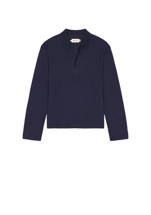 Honor The Gift Long Sleeve Knit Polo in Navy. Size XXL/2X. Also in XL/1X.