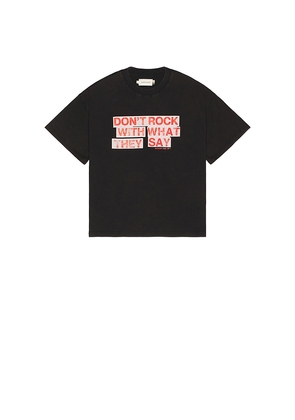 Honor The Gift What They Say Tee in Black. Size S. Also in M, XXL/2X.