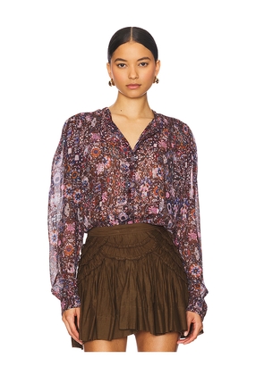 Isabel Marant Etoile Noeline Top in Wine. Size 36/4. Also in 40/8.