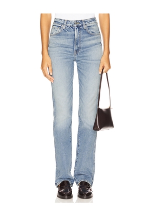 GRLFRND Sara High Rise Slim in Blue. Size 24. Also in 25, 23, 26, 27, 28.