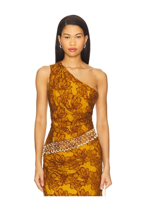 House of Harlow 1960 x REVOLVE Gema Top in Burnt Orange. Size S. Also in XS, M, XL.