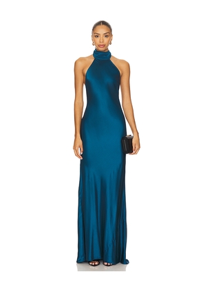 House of Harlow 1960 x REVOLVE Astra Gown in Teal. Size M. Also in XS, L.