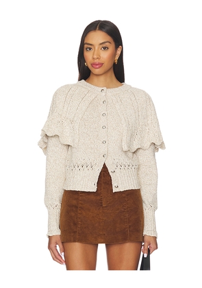 Free People Bali Cape May Sweater in Neutral. Size M. Also in XS, L.