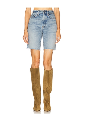 GRLFRND Jules Bermuda in Blue. Size 24. Also in 23, 26, 27, 28, 29, 30.