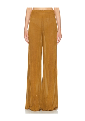 Helsa Arlena Knit Pant in Olive. Size M. Also in XS, S, L, XL.