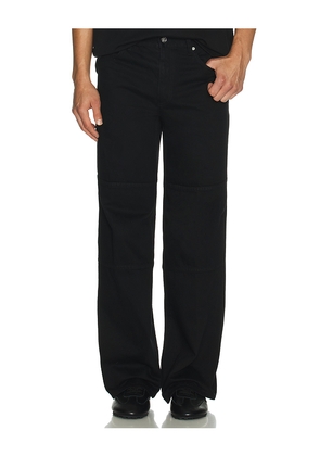 Helmut Lang Zip Carpenter Pant in Black. Size 31. Also in 33, 36.