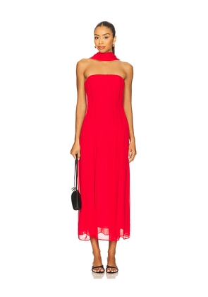 House of Harlow 1960 x REVOLVE Nikki Midi Dress in Red. Size M. Also in L, S, XL, XS, XXS.