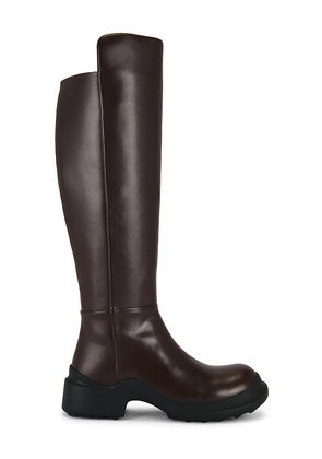 Jeffrey Campbell Excursion Boot in Wine. Size 6. Also in 7, 7.5, 8.5, 9, 9.5.