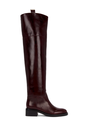 Jeffrey Campbell Shamble Boot in Wine. Size 6.5. Also in 6, 7, 7.5, 8, 8.5.