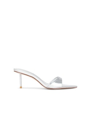 FEMME LA Marseille Slipper in Metallic Silver. Size 11. Also in 6, 7, 9, 10.