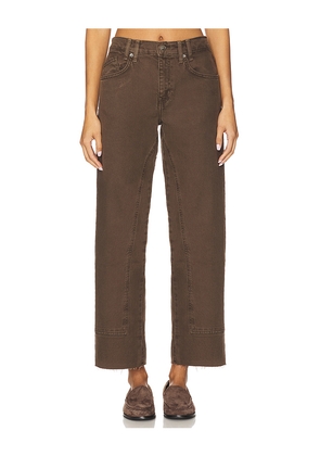 Free People x We The Free Risk Taker Straight Pant In Workwear in Brown. Size 25. Also in 24, 28, 29.