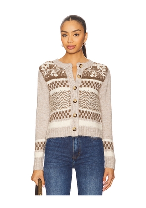 HEARTLOOM Rocky Cardi in Light Grey. Size M. Also in XS, S, L, XL.