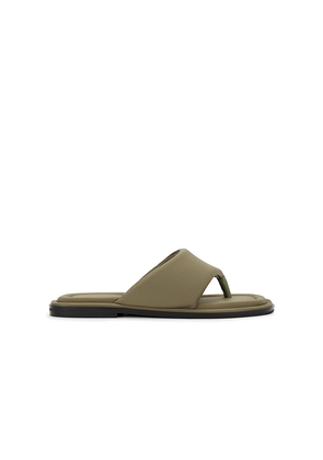 INTENTIONALLY BLANK Seoul Sandal in Olive. Size 7. Also in 8, 9.