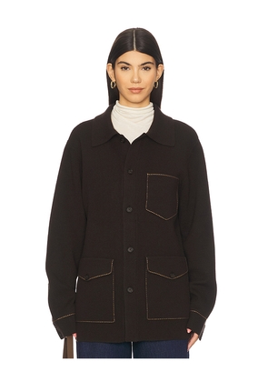 Guest In Residence Industry Jacket in Chocolate. Size M. Also in L, S, XL.