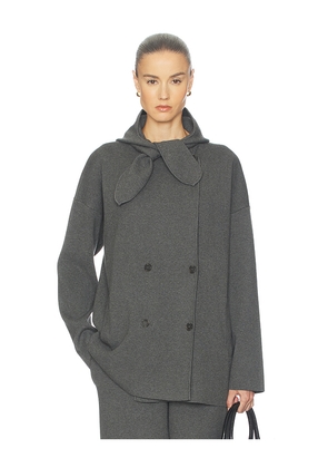 Helsa Else Knit Jacket in Grey. Size M. Also in XS, S, L, XL.