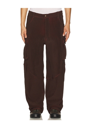 ISA BOULDER Blaze Cargo Pants in Brown. Size M. Also in S, L, XL/1X.