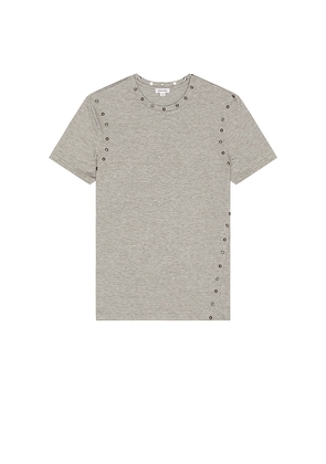 Jaded London Stud Mist Tee in Grey. Size M. Also in S, L, XL/1X.