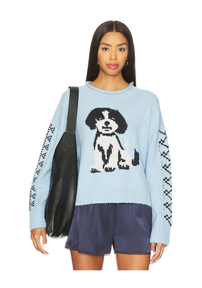 Free People Story Book Sweater in Blue. Size S. Also in XS, M.