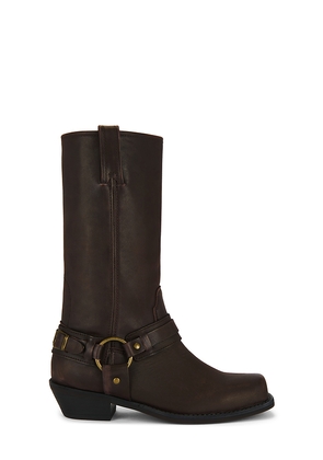 Jeffrey Campbell Waylon-2 Boot in Chocolate. Size 7.5. Also in 8, 8.5.
