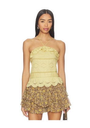 Isabel Marant Etoile Prisha Top in Lemon. Size 38/6. Also in 40/8, 42/10.