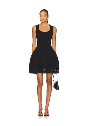 SIMKHAI Lottie Mini Dress in Black. Size S. Also in XS.