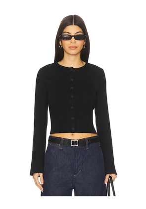 Good American Bell Sleeve Knit Cardigan in Black. Size M. Also in XS, L, XL/1X, XXL/2X, XXXL/3X.