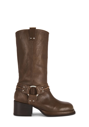 Free People Anok Harness Boot In Stone in Brown. Size 6. Also in 7.5, 8, 8.5, 9, 7.