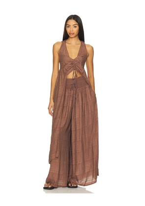 Free People x REVOLVE Rhodes Set in Brown. Size M. Also in S, XS.