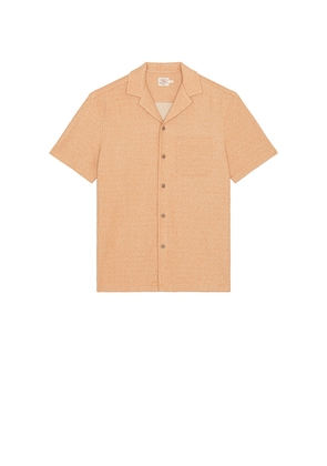 Faherty Oasis Shirt in Orange. Size S. Also in L, XL/1X.