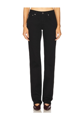 GRLFRND Sara Low Rise Straight in Black. Size 23. Also in 25, 30, 31, 32.